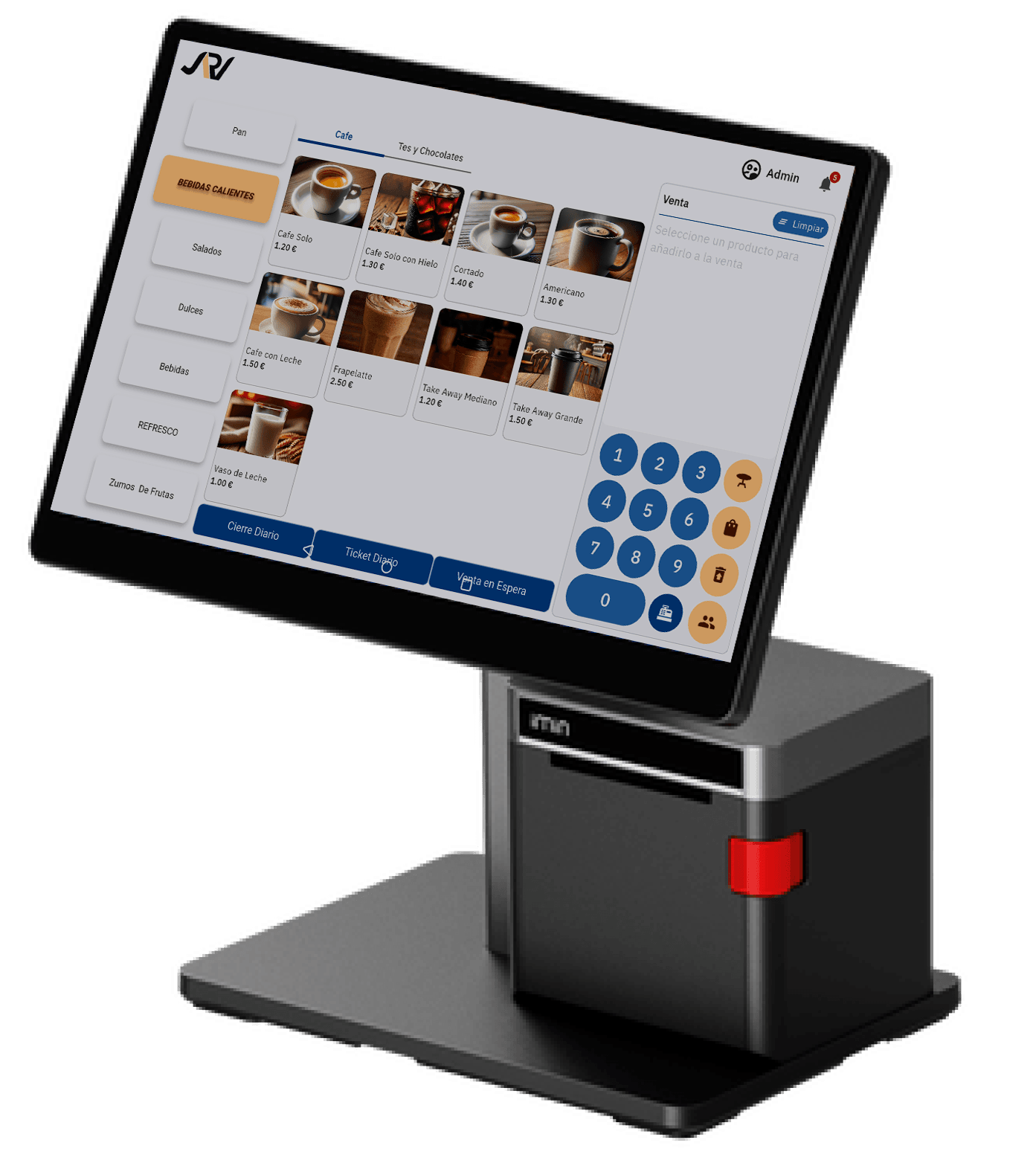 JARV Swan 2, TPV completo para mostrador